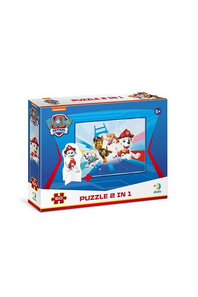 Dodo 2 in 1 Puzzle - Paw Patrol on a Mission (60 pieces)