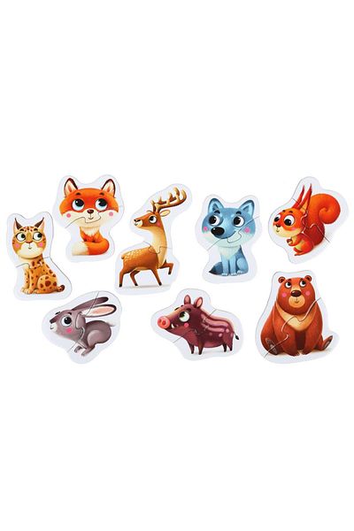 CUBIKA Cubika Puzzle Mountain Animals, 16 pieces