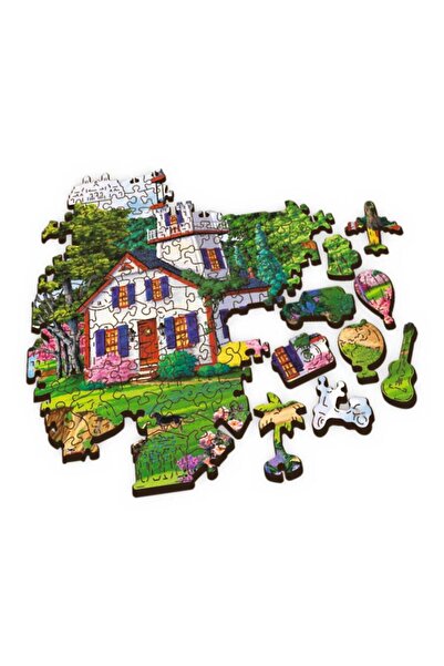 Trefl Trefl Wood Craft dřevěné puzzle, Přístav v létě, 500+1 dílků