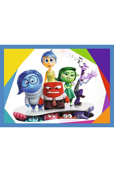 Trefl Trefl 4 in 1 Disney Inside out 2 puzzle, A world full of emotions, 35/48/54/70 pieces