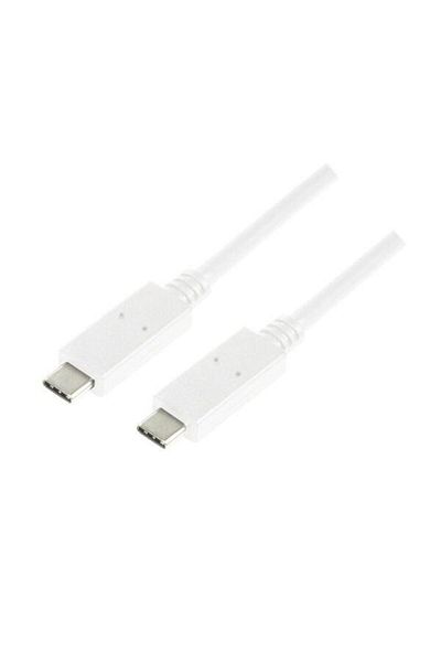 LogiLink Logilink data cable, CU0130, USB 3.2, USB Type-C (T) to USB Type-C (T), 0.5m, White