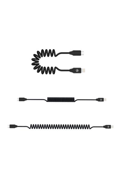 TELLUR Cablu extensibil Tellur USB-C - Lightning, PD 27W, pana la 1.8m, Negru