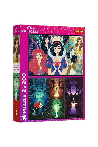 Trefl Trefl Puzzle from 2 x 200 pieces - Enchanting Princesses
