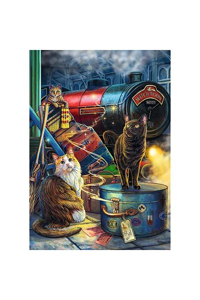 Trefl Trefl Premium Plus Puzzle - The Wizard's Express, 1000 pieces