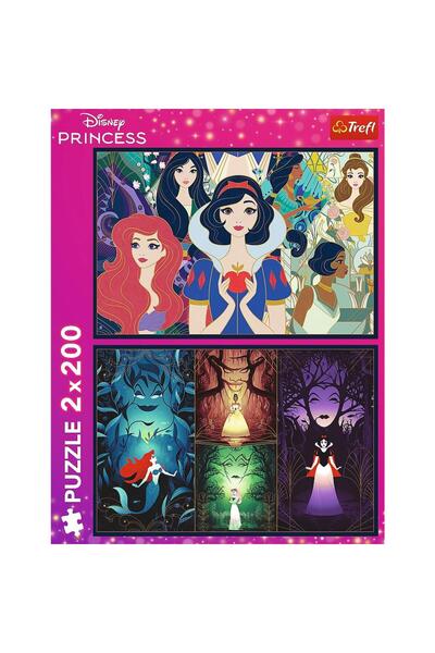 Trefl Trefl Puzzle z 2 x 200 dílků - Okouzlující princezny