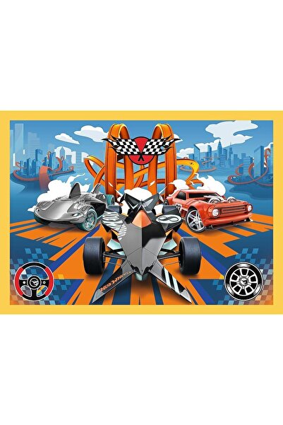 Trefl Παζλ Trefl 4 σε 1 Οχήματα Hot Wheels