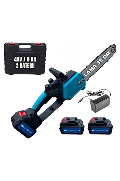 DRSELL Drujbă Electrică CAMPION Super Power 48V – Lamă 12”, 2 Acumulatori, Încărcător Inclus