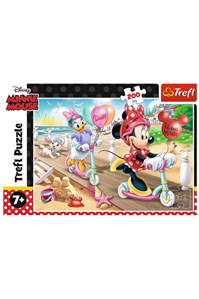 Trefl Trefl Disney Minnie Mouse Beach Fun Puzzle, 200 dílků