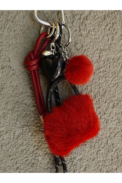 Rumon Bag Charm Plush Multiple Bag Accessory Keychain