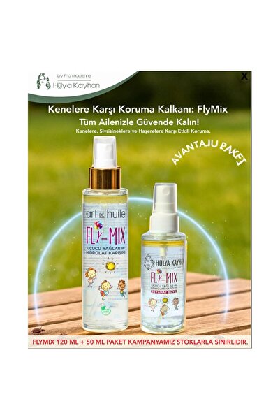 Art de Huile Fly Mix 120 ml + Fly Mix 50 ml Avantajli Paket