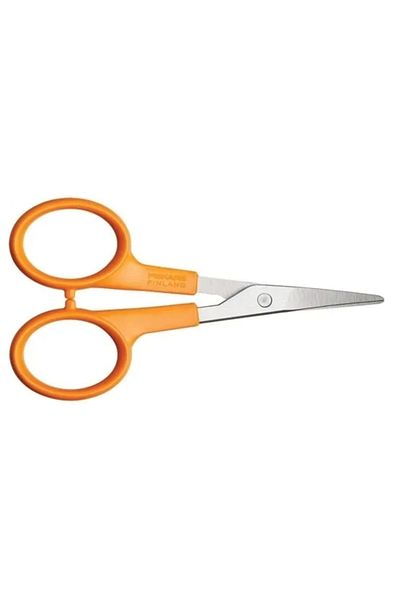 shopwave 9808 M204 Curved Embroidery Applique Scissors No: 4 Inch / 10 cm - Stainless Steel