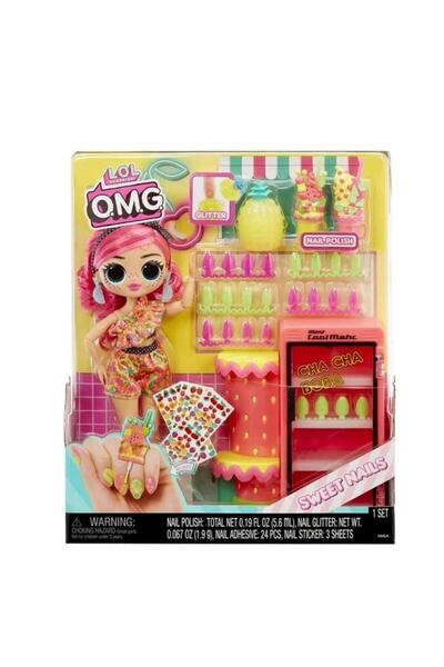 MGA Entertainment Papusa L.O.L. Surprise OMG Sweet Nails Pinky Pops Fruit Sho...