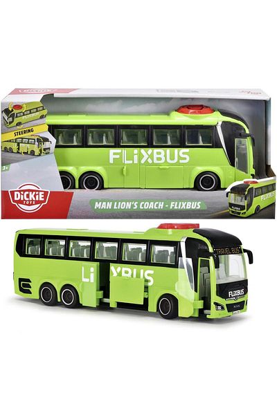 Dickie Bus MAN Lion's Coach Dickie Toys - Flixbus, 26.5 cm, green