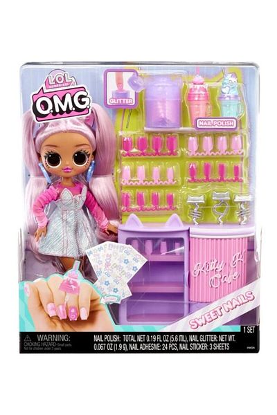LOL Papusa LOL Surprise, Omg Sweet Nails, Kitty K Cafe
