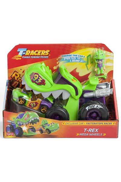 T-Racers Set de joaca T-Racers Mega Wheel T-Rex