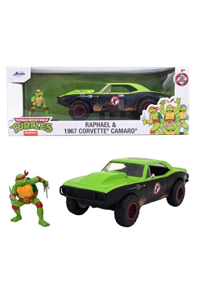Jada Toys Masinuta Jada Toys cu figurina Testoasele Ninja, Raphael, Chevy Camaro 1:24