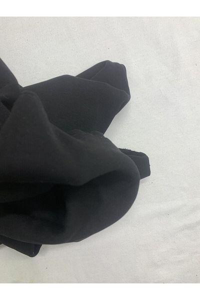 Yiğit Kumaş Ribana Fabric, Piece 90X200 cm Black Color