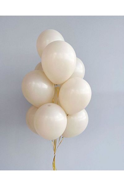 PartyPoo Bride to Be Set of 10 White Balloons – Bachelorette, Party and Birthday Decoration Material