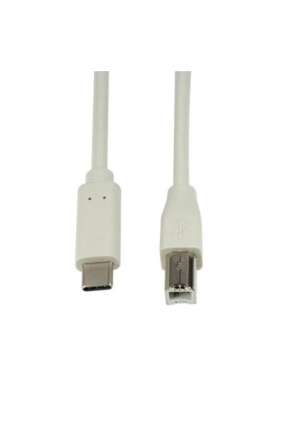 LogiLink Cablu imprimanta USB tip C tata la USB-B 2.0 tata, Logilink, lungime 1m (Alb)