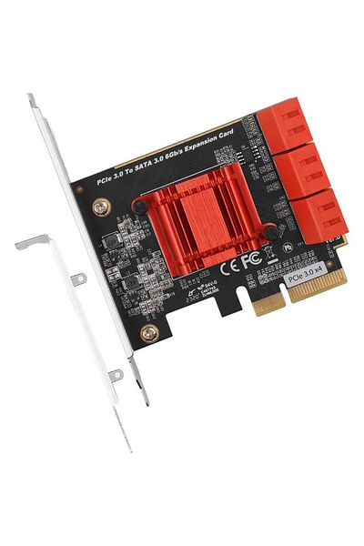 Axagon Axagon PCI-Express(pci-e) card, adapter to 6 x Sata III, LP