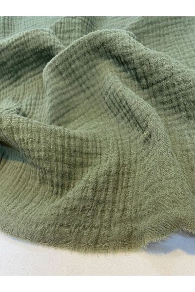Yiğit Kumaş Khaki Muslin Fabric