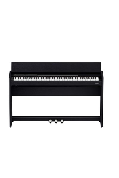 ROLAND F107 Digital Piano – Black | Compact 88-Key Weighted Keyboard with Bluetooth
