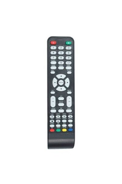 Bogadini Universal Remote Control Compatible with Vortex LED TV, Plug & Play, Black