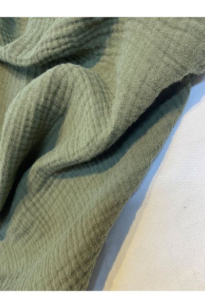 Yiğit Kumaş Khaki Muslin Fabric