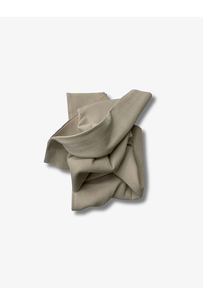 Yiğit Kumaş Cream Camisole (Rib Corduroy) Fabric, Piece 35X120 cm