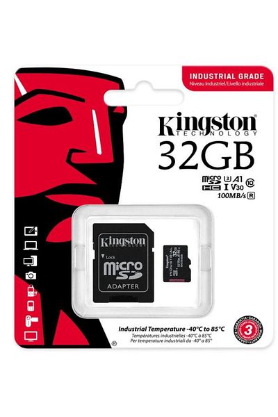 Kingston Kingston UHS-I 32 GB microSDHC/SDXC memory card, Class 10, U3, V30, A1, SD adapter
