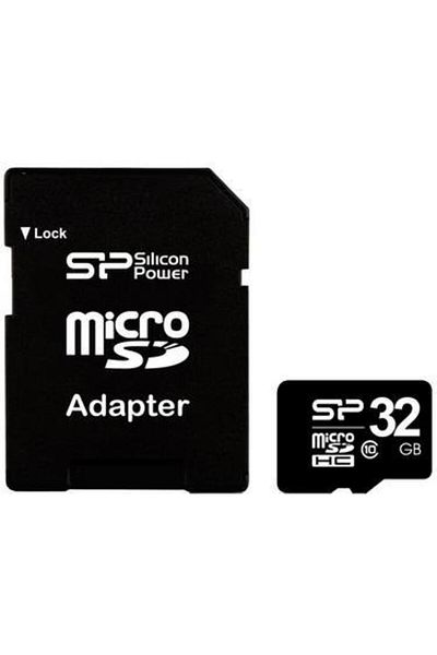Silicon Power Silicon Power microSDHC memory card, 32 GB, Class 10 + SD adapter