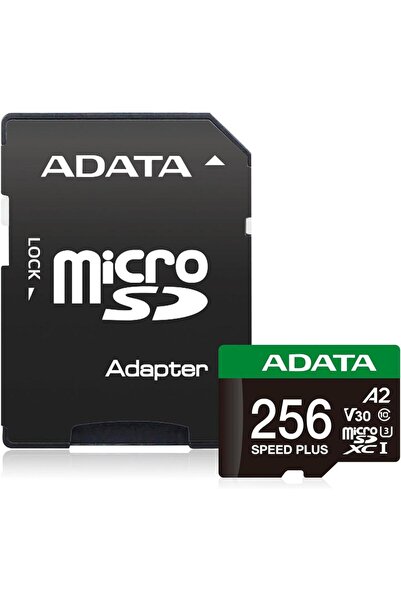 Adata Card de memorie ADATA SPEED PLUS, 256GB, microSDXC, UHS-I U3, V30, A2, ...