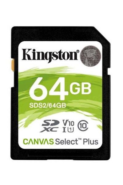 Kingston Card de memorie Kingston SDXC Canvas Select Plus 100R, 64GB, Class 10, UHS-I U1 V10