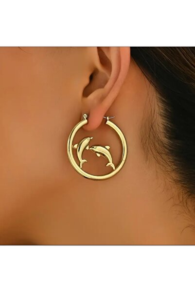 ORGANICYOU Jimo Stylish Minimalist Mermaid Tail Hoop Earrings