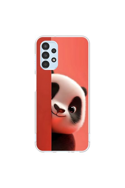 Dali Design حافظة شفافة متوافقة مع هاتف Samsung Galaxy A13 مع تصميم 4 Panda