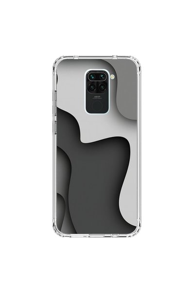 Dali Design حافظة شفافة متوافقة مع هاتف Xiaomi Redmi Note 9 مع تصميمين