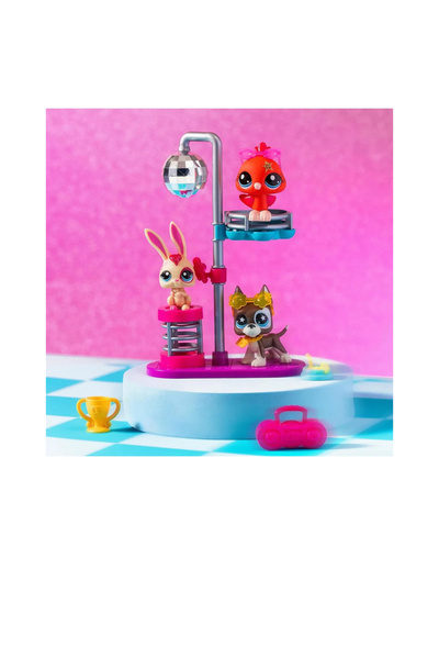 H.H.M ŞENVER TİCARET Littlest Pet Shop Lps Minis Series 3 Disco Nights Play Pack Set