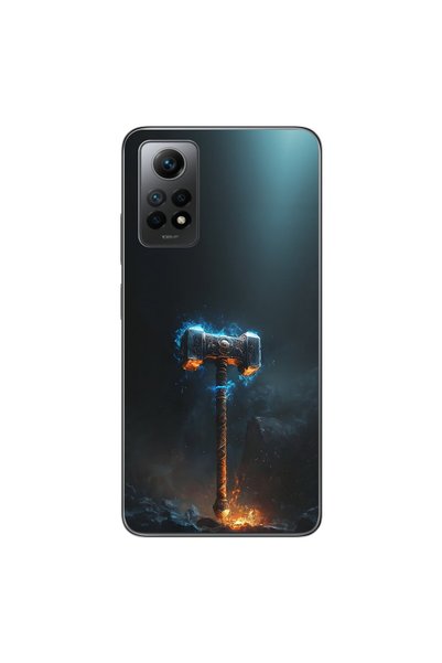 Dali Design Xiaomi Redmi Note 12 Pro Compatible Transparent Case with Hammer ...