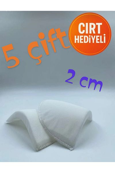 MissPul Wadding Shoulder and Jacket Wadding Heel and Shoe Wadding White (2cm 5 Pairs) Velcro