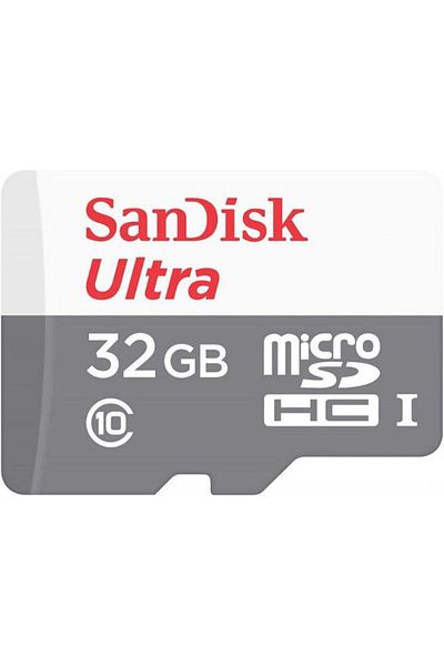 SanDisk Card de memorie SanDisk Ultra microSDHC SDSQUNR-032G-GN3MN, 32GB, UHS-I, Clasa 10