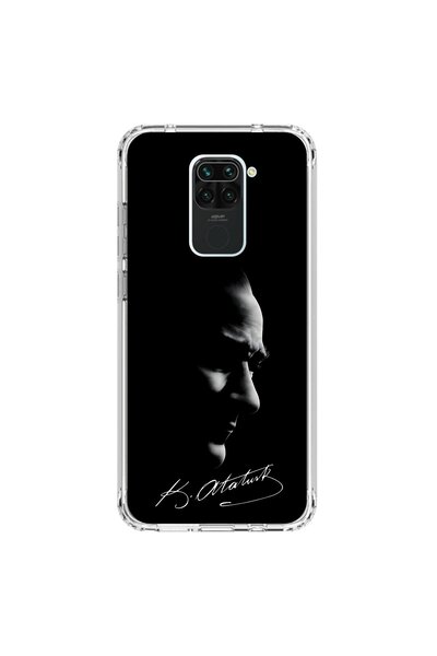 Dali Design حافظة شفافة متوافقة مع هاتف Xiaomi Redmi Note 9 بتصميم أتاتورك 1