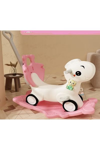 FULLJOY Ride-on car with backrest for toddlers with detachable balance board and music 3*1, 68*39*72 cm