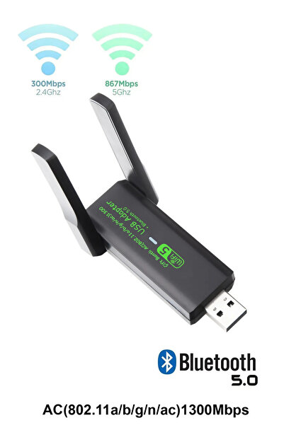 byzm Wifi Adaptörü Kablosuz Wifi Internet Alıcı Ağ Kartı Wifi Adaptör