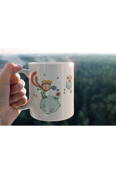 hediyenebak The Little Prince Special Design Printed Ceramic Coffee Tea Mug