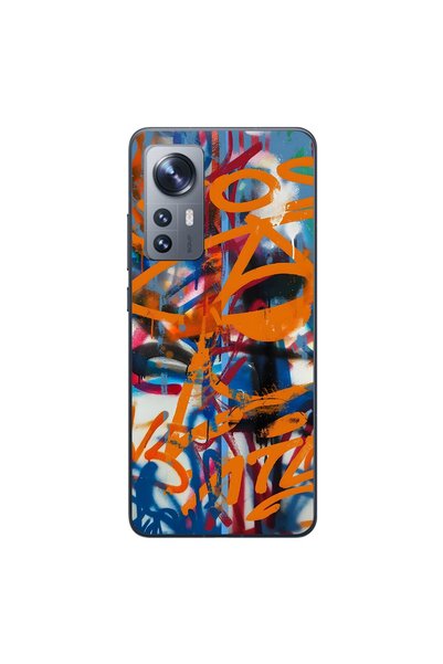 Dali Design حافظة شفافة متوافقة مع هاتف Xiaomi Mi 12 مع تصميم جرافيتي 2
