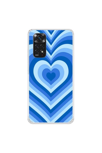 Dali Design حافظة شفافة متوافقة مع هاتف Xiaomi Redmi Note 11 مع تصميم Heart 4