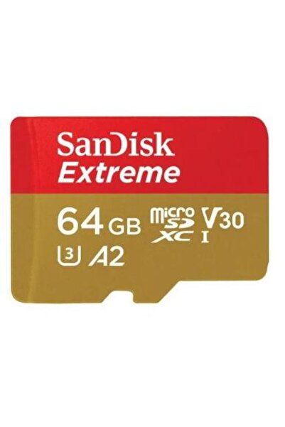 SanDisk Card de memorie SanDisk Extreme SDSQXAH-064G-GN6AA, MicroSDXC, 64GB, ...