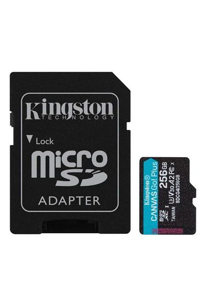 Kingston Card de memorie KINGSTON SDCG4/256GB, microSDXC + adaptor SD