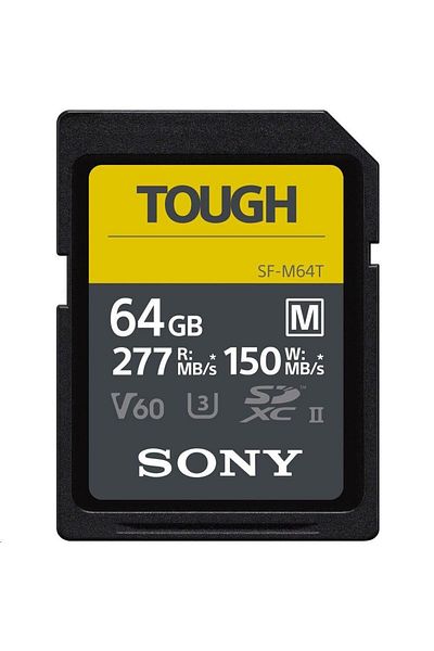 Sony Memory card, Sony, SDXC Sony SF-M Tough 64 GB CL10 U3 V60 (SFM64T.SYM)