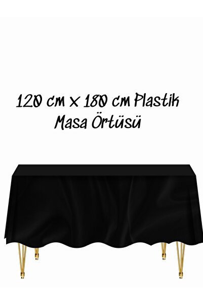 snowparty Masa Örtüsü Plastik Tek Kullanımlık Masa Örtüsü Renkli 120x180 Cm